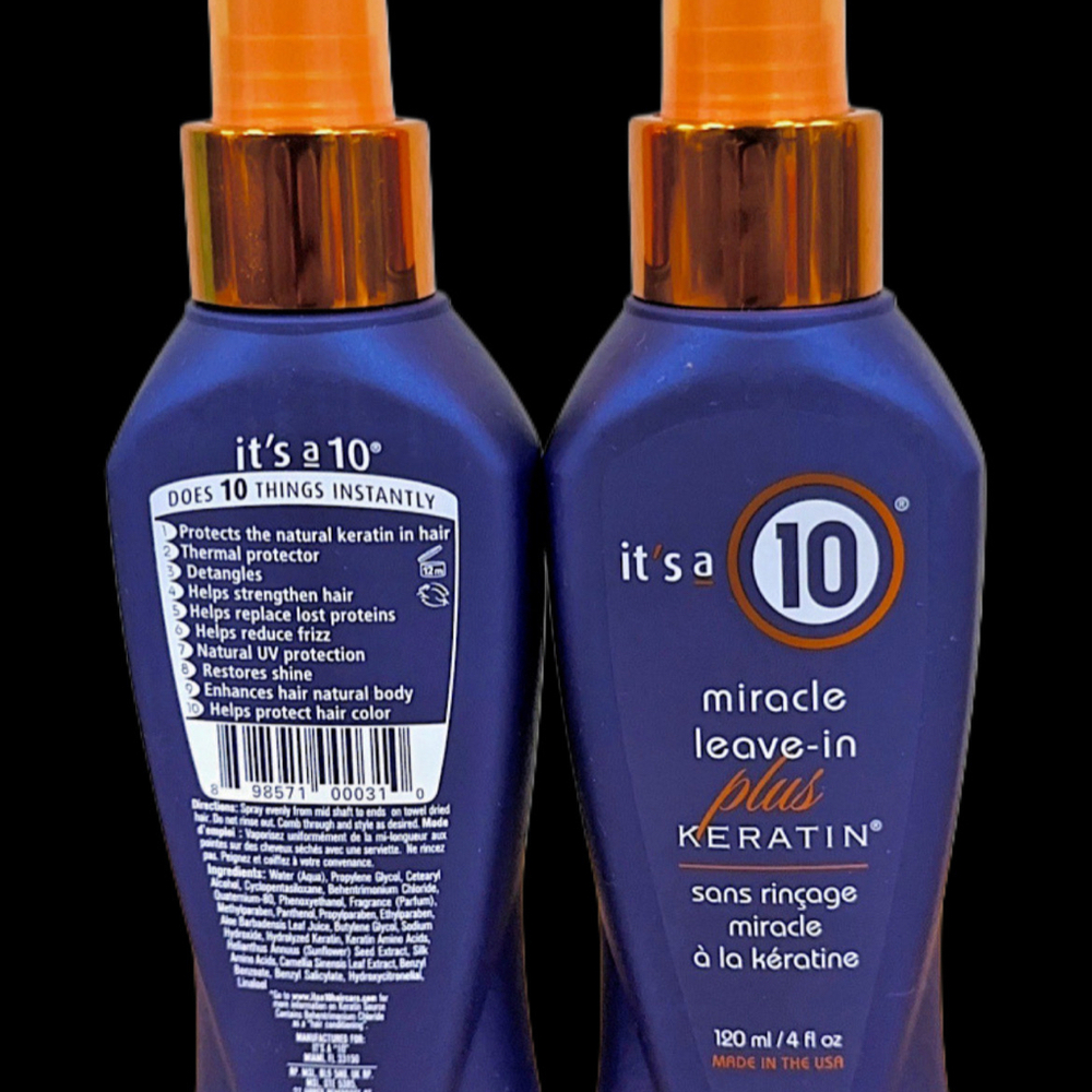 Its a 10 Miracle Leave In plus keratin